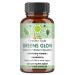 Organic Veda Greens Glow Superfoods Biotin Vegan Collagen Capsules for Hair Skin and Nails - Vitamin C E hyaluronic Acid & Chlorophyll - Moringa Green Tea Extract Antioxidants Supplement - 120