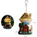 Sculpture Garden Solar Light Pendant Outdoor Garden Decoration Accessories Courtyard Balcony Decoration Crafts Small House Light Resin Model Landscape Statues (Color : C) (A) - Buy Online on GoSupps.com
