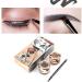 Eyebrow Pen Eye Makeup Tool 2 in 1 Waterproof Longlasting Eyebrow Eyeliner Cream Smoky Eye Makeup Cosmetic Tool Brown Black - Buy Online on GoSupps.com