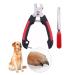 ZLXFT Nail Scissors for Dogs and Cats Rabbit Nail Scissors Stainless Steel Claw Clippers Claw Care Cutter for Pets Claw Care for Small Animals