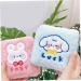 Healeved 12 Pcs Storage Bag for Women's Bandages | Reusable Period Pads & Tampon Bag | Cute Cartoon Girl Design for Handbag - Buy Online on GoSupps.com