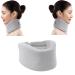 Suweiyuanshiyi Neck Brace Adjustable Neck Support Brace for Sleeping Stabilizes & Relieves Pressure in Spine for Women & Men(Grey)