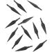 Huntingdoor Traditional Broadheads 12Pcs - Screw-in Solid Metal Archery Arrow Tips - TYPE 3 120Grain - Buy Online on GoSupps.com