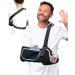Arm Sling Shoulder Immobilizer Medical Rotator Cuff Support Brace with Pocket Sling for Shoulder Injury Arm Injury Left & Right Arm Men & Women for Dislocated Fracture Strained (Large)
