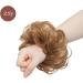 Sandy Brown Synthetic Messy Curly Hair Bun Extension - Updo Donut Hairpiece for Women - Buy Online on GoSupps.com
