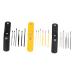 Hemoton 3 Sets with Case Tool and Scoop Earpick De Picker Ear Tools Outdoor Kit Earwax Spiral Earbuds Limpiador Supplies Curette Oidos Personal Cleaners Portable Household Inner Clean