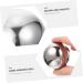 Lurrose Stainless Steel Stress Balls | 2-Piece Hand Massage Devices | Fitness & Health Balls for Relaxation & Exercise - Buy Online on GoSupps.com