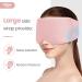 Hilph Cotton Sleep Mask Blackout | Adjustable Eye Mask for Side Sleepers | Comfortable Night Shift & Travel Sleep Aid (Pink - Buy Online on GoSupps.com