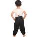 Lofbaz Children Hippy Thai Harem Aladdin Pirate Kids Pants - Solid Black (4-5 Years) - Buy Online on GoSupps.com