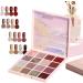Gel Nail Polish Palette: Display Sample Graphic Clear Sample Holder | Compact Color Organizer Book Lightweight Design Used for a Set Up - Buy Online on GoSupps.com