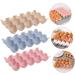 jojofuny 3pcs Boxes Egg Storage Box Plastic Pallets Egg Holder for Refrigerator Fridge Egg Organizer Split - Buy Online on GoSupps.com
