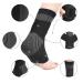Adjustable Ankle Brace Sleeve - Athletic Support & Elastic Nylon Sportswear for Men | Shop Now - Buy Online on GoSupps.com