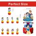 25pcs Princess Snow Birthday Cake Decorations with 24pcs Cupcake Toppers 1pcs Cake Topper for White Birthday Party Supplies - Buy Online on GoSupps.com