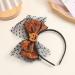 minkissy Pumpkin Headband Fascinator Bow Knot Headpiece with Mesh Decor Halloween Pumpkin Headband Halloween Cosplay Party Favors for Women Girls - Buy Online on GoSupps.com