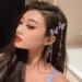 Wufawutian Butterfly Hair Pin - 1 Pair Purple Hanging Ear Styling Clip for Girls | Hair Accessory - Buy Online on GoSupps.com