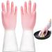 Kitchen Dishwashing Gloves Dishwashing Cleaning Gloves Waterproof Household Rubber Dishwashing Cleaning Gloves for Dishesand Household Chores - Buy Online on GoSupps.com