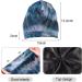 Vintage Boho Floral Pink Satin Lined Sleep Cap for Women | Chemo Headwear Night Beanie for Curly Hair | Elastic Slouchy Style - Buy Online on GoSupps.com