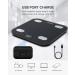 RENPHO USB Rechargeable Smart Body Fat Scale with Bluetooth Sync - 396 lbs Capacity - Black - Buy Online on GoSupps.com