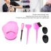 Professional Hair Dyeing Kit with Brush Mixing Bowl & Ear Covers - Portable Salon Tools (Pink) - Buy Online on GoSupps.com