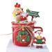 Merry Christmas Cake Topper 5pcs Christmas Cupcake Topper for Christmas Theme Party Cake Cupcake Santa Clause Xmas Tree