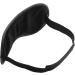 Ultra-Soft Velvet Sleep Mask & Blindfold for Comfortable Travel, Shift Work, and Meditation - Black - Buy Online on GoSupps.com