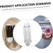 Alipis 1pcs Soap Liquid Bottle Wall Hanging Bracket Wall Lotion Pump European Style Toiletries - Buy Online on GoSupps.com