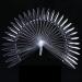 KeKeandYaoYao Fan Shape Pointed False Nail Tips | Polish Color Chart & Salon Manicure Art Display Tool - Buy Online on GoSupps.com