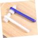 Ultechnovo Dual-Sided Toothbrush Set - 4 Two-Colored Manual Denture Brushes for Home & Travel | Best Cleaning Solution for False Teeth - Buy Online on GoSupps.com