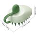 Premium Waterproof Silicone Hair Massage Device - Colorful Scalp Scrubber for Men & Women | Rosixehird Green - Buy Online on GoSupps.com