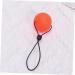 Solustrie Finger Handle Squeeze Ball - Wrist Exercise & Strength Training Toy - 5.3cm Orange Fitness Device - Buy Online on GoSupps.com
