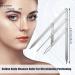 ecaqlin 3 Pieces Eyebrow Ruler 3-Point Positioning Ruler Permanent Eyebrow Measuring Tool DIY - Buy Online on GoSupps.com