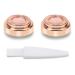 Coldairsoap 2Pcs Facial Hair Remover Replacement Heads, Generation 1 of Single Halo, Hair Removal Tools for Women, 18K Gold-Plated Rose Gold Hair Remover Epilators