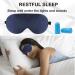 Buy 2 Pack Zero Pressure Silk Sleep Masks - Adjustable Eye Masks for Men & Women - Light Blocking Gray & Blue | eWish - Buy Online on GoSupps.com