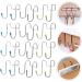 12pcs S Type Double Hook Towel Hangers Wall Mounted Clothing Rack Stainless Steel Door Hook Ordinary - Buy Online on GoSupps.com