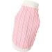 PetyOung Dog Sweater Vest - Warm Knitting Coat for Small & Medium Dogs - XL Light Pink Winter Sweater - Buy Online on GoSupps.com