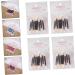 BIUDECO 40pcs Sponge Stick Glitter Eyeshadow Brush Eyeshadow Brush Double End Flat Makeup Brush Plastic Abs - Buy Online on GoSupps.com