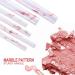 Glamour Gaze 16PCS Pink Marble Makeup Brush Set with Holder and Mask Brush - Buy Online on GoSupps.com
