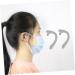 Frcolor 12 Pairs Adjustable Mask Accessories - Anti-Strangulation Clips & Hooks for Comfortable Face Cover Wear - Buy Online on GoSupps.com