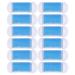 12 x replacement rollers for foot file coarse roller refill heads for electronic pedicure tool blue