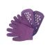 SOESFOUFU Gel Socks for Moisturizing Spa Gel Socks Cracked Heel Socks Spa Socks Cracked Skin Socks Moisturizing Gel Socks Moisturizing Socks Cracked Skin Gloves Socks for Heels Indoor Purple