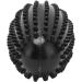 Durable PVC Massage Ball - Odorless Muscle Relief & Portable Foot Roller for Plantar Fasciitis (Black) - Buy Online on GoSupps.com