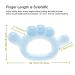 Chrxbei Baby Teether: Natural Teething Relief for Babies 3-12 Months - Pacifier Shape for Sucking and Chewing - Cool Finger Design (Blue) - Buy Online on GoSupps.com