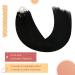 Youngsee Microring Extensions | 1g Black Real Hair | Remy Micro Loop 60cm | Premium Quality Hair Extensions - Buy Online on GoSupps.com