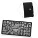 Mikinona 2pcs Nail Art Card Holder Nail Plate Holder Nail Stamp Bag Nail Sticker Book Organizer Nail Steel Nail Printing Template Pouches Christmas Nail Art Stamper Bag Pu Appendix Embossed Green 14.5X9.5X1.8CM - Buy Online on GoSupps.com