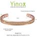 Shop Braided Three-Colored Copper Bracelets for Women | 8 Magnet Magnetic Therapy Cuffs | Arthritis Relief Jewelry | 16.5 cm African Copper Armor - Buy Online on GoSupps.com