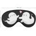 LynaRei Halloween Ghosts Sleep Mask - Happy Ghost Trick Or Treat Blindfold for Full Night's Sleep, Travel, and Nap - Buy Online on GoSupps.com
