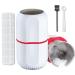 Electric Pill Crusher Grinder, Electric Pill Crusher for Small or Large Pills and Vitamin Tablets Grinding to Fine Powder, Comes with Stainless Steel Blades to Crush Multiple Pills, White (White)