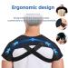 Double Shoulder Support Protector Shoulder Strap Brace for Women Men Sports Protective Gear Adjustable Shoulder Support Clavicle Brace Posture Corrector Shoulder Wrap Protector for Lifting Sports S/M(Suitable for shoulder width 36-39cm) - Buy Online on GoSupps.com