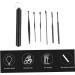 SKISUNO 6pcs Ear Wax Removal Tool Set Safe Ear Cleaner Scoop Kit for Adults Comfortable Stylish Design for Daily Use and Travel - Buy Online on GoSupps.com