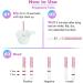 Ovulation Fertility Test Kit - 20 LH + 5 HCG Strips - Accurate Ovulation Predictor for Women - Easy Home Monitoring with Premom App - Buy Online on GoSupps.com